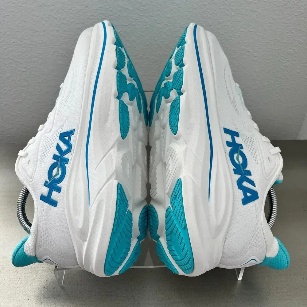 HOKA Clifton 10 Running Shoes | 1162032 VVKY | Men's 9 2E Wide | NEW